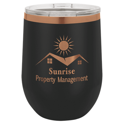 Custom 12oz Stemless Wine Tumbler image 0