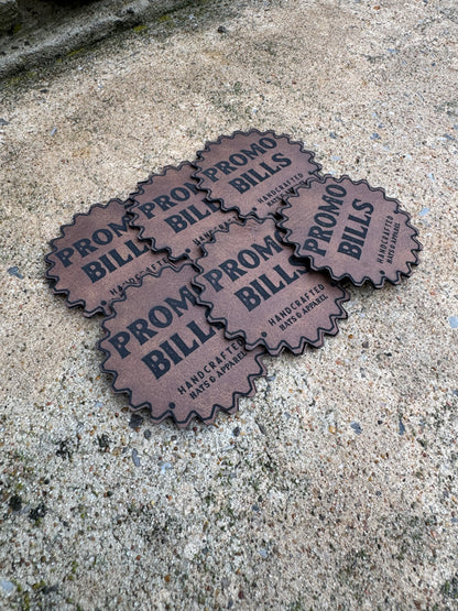 Dark Brown Premium Leatherette Patches