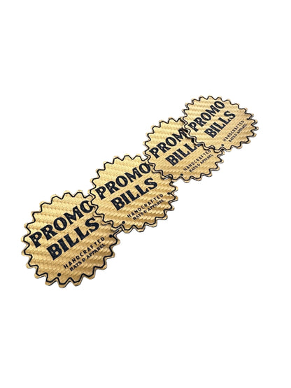Carbon Gold Custom Leatherette Patch