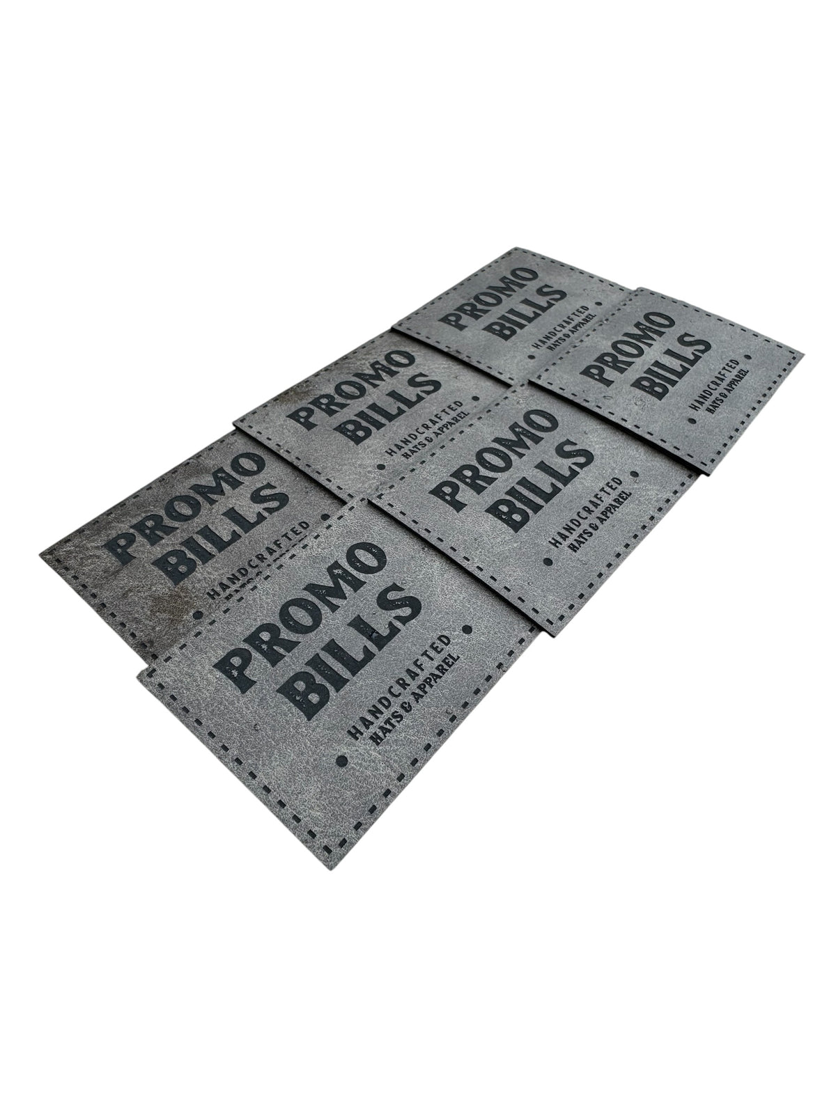 Dark Gray Premium Leatherette Patches
