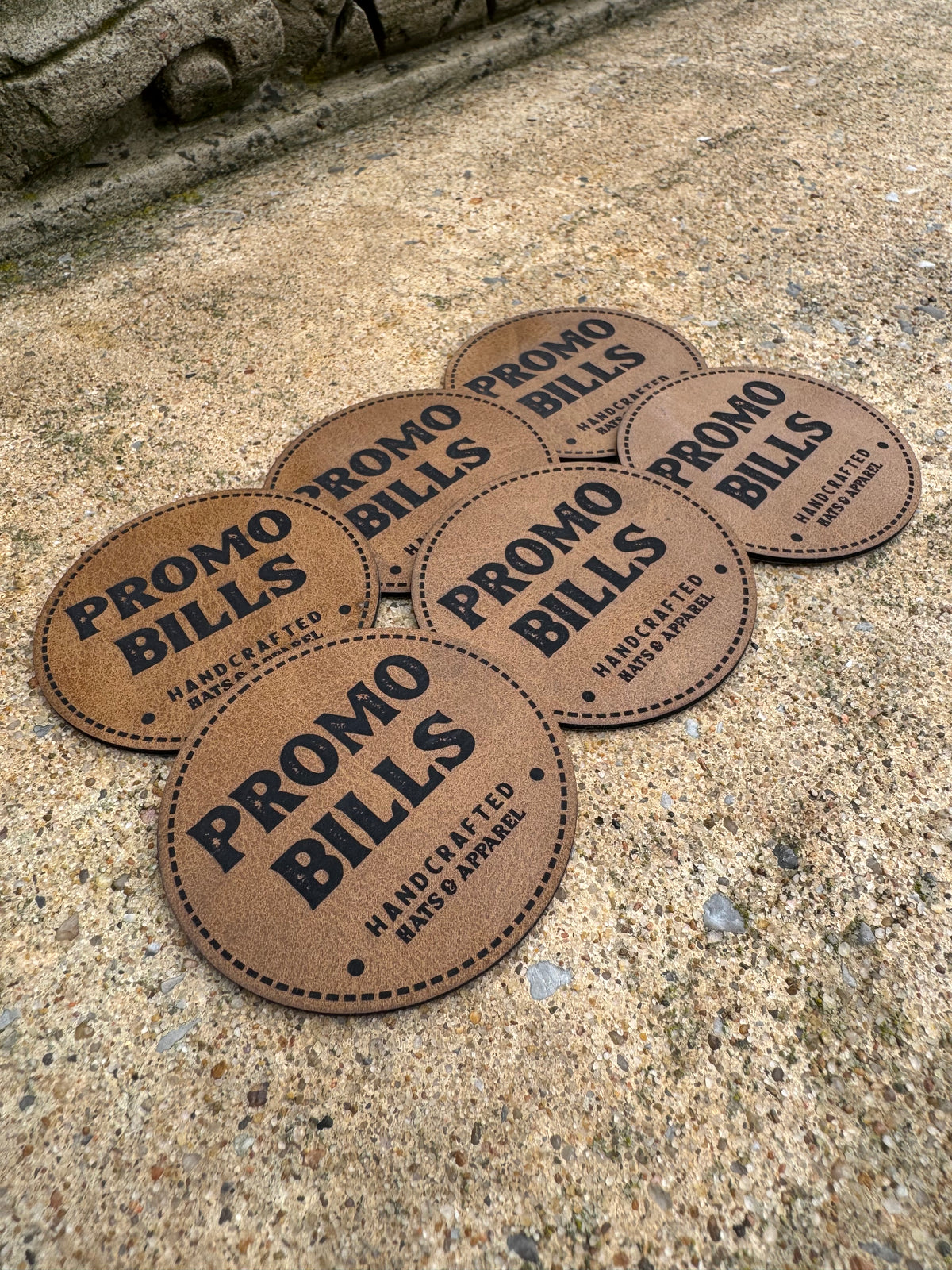 Light Brown Premium Leatherette Patches
