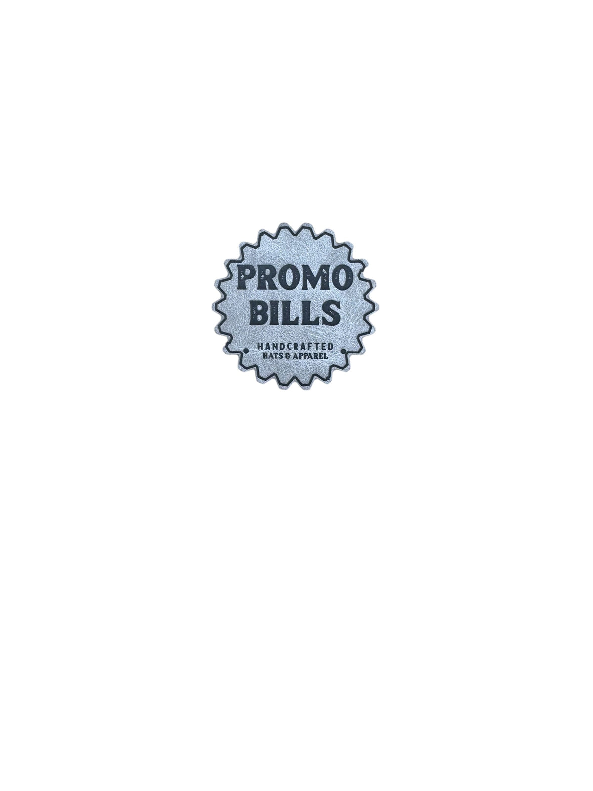 Gray Premium Leatherette Patches