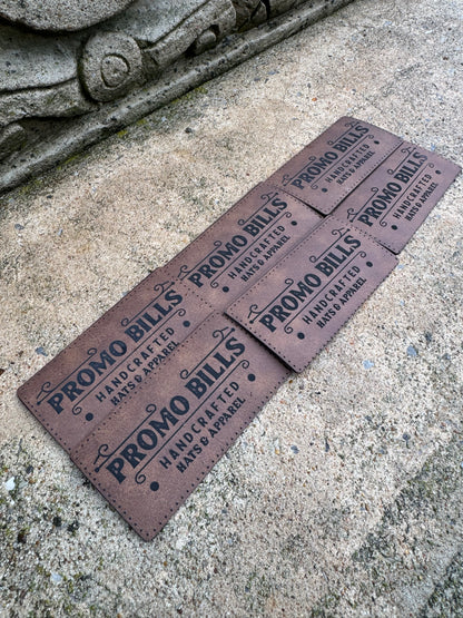 Dark Brown Premium Leatherette Patches