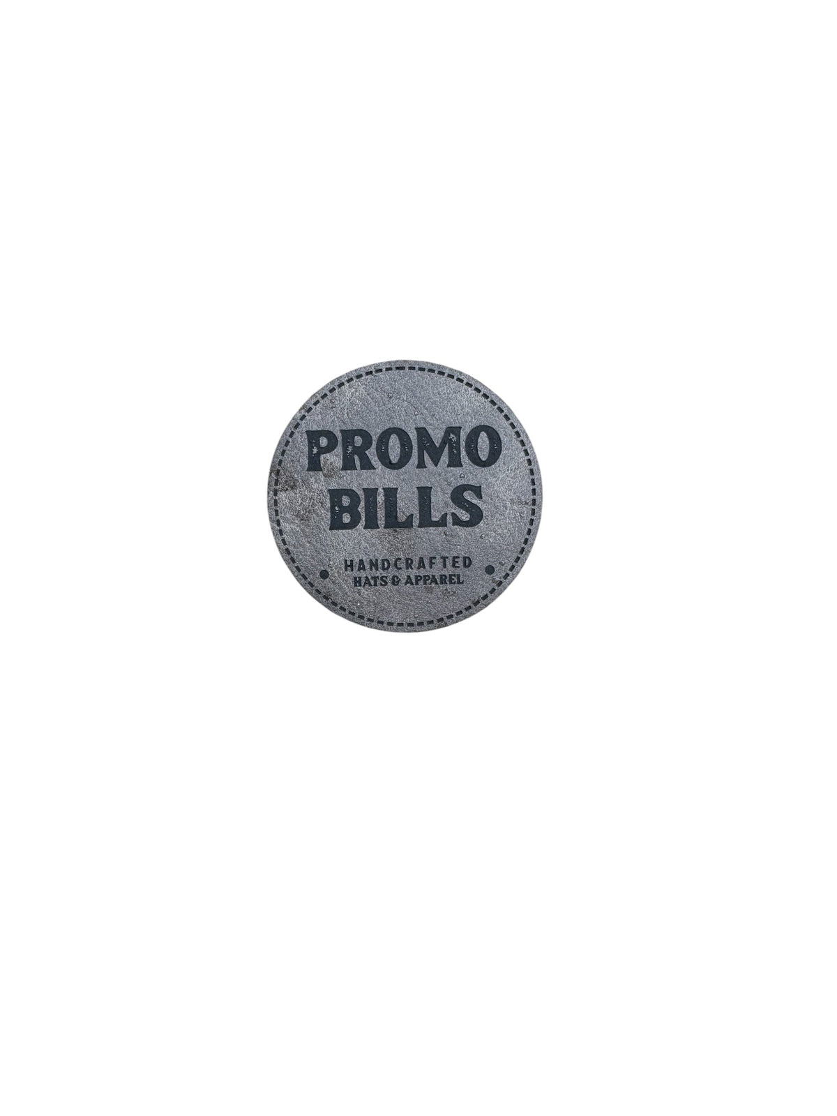 Dark Gray Premium Leatherette Patches