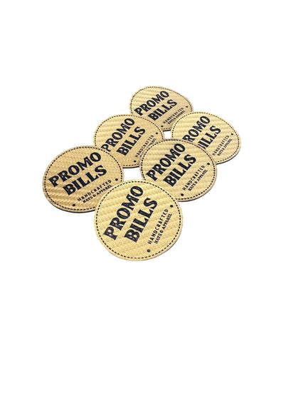 Carbon Gold Custom Leatherette Patch