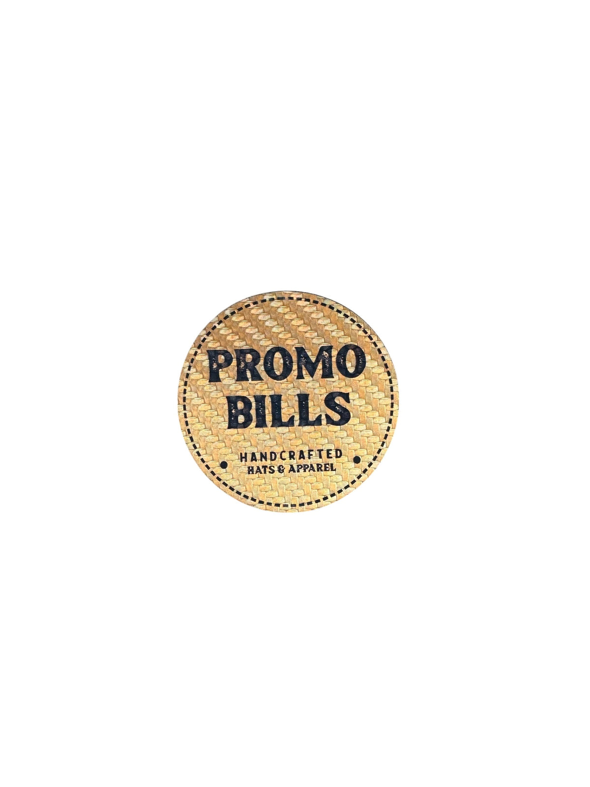 Carbon Gold Custom Leatherette Patch