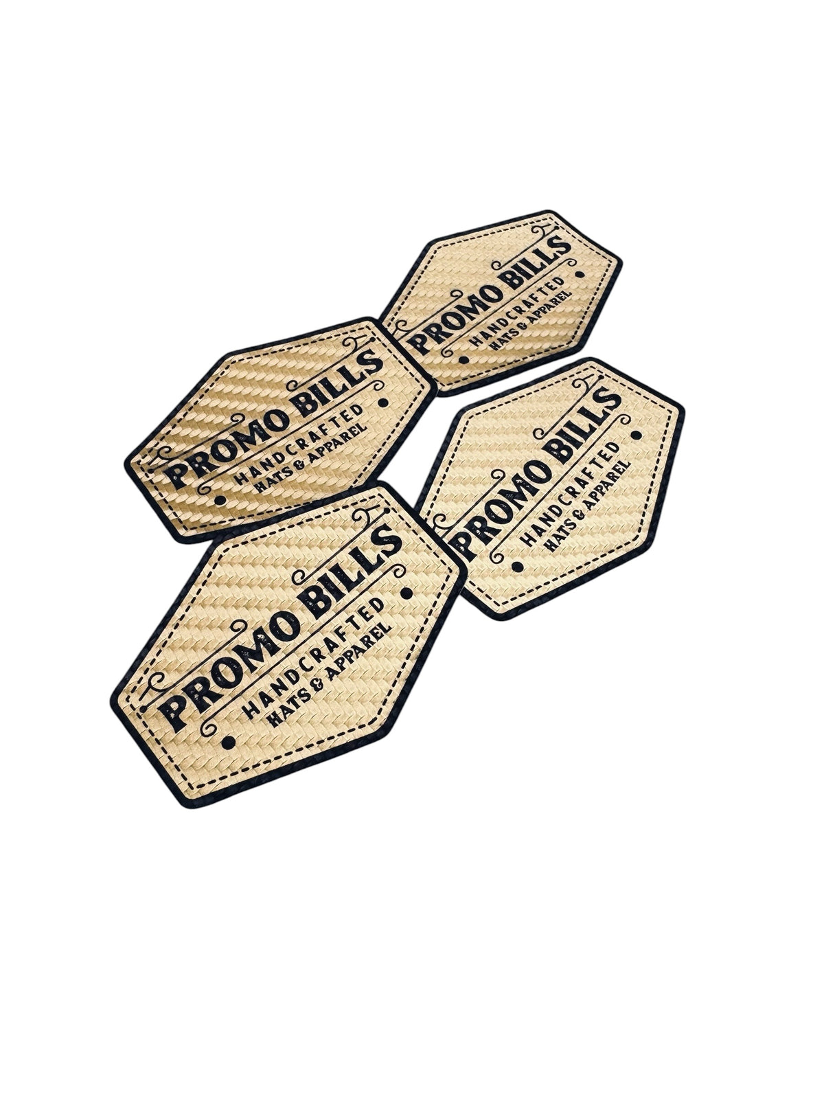 Carbon Gold Custom Leatherette Patch