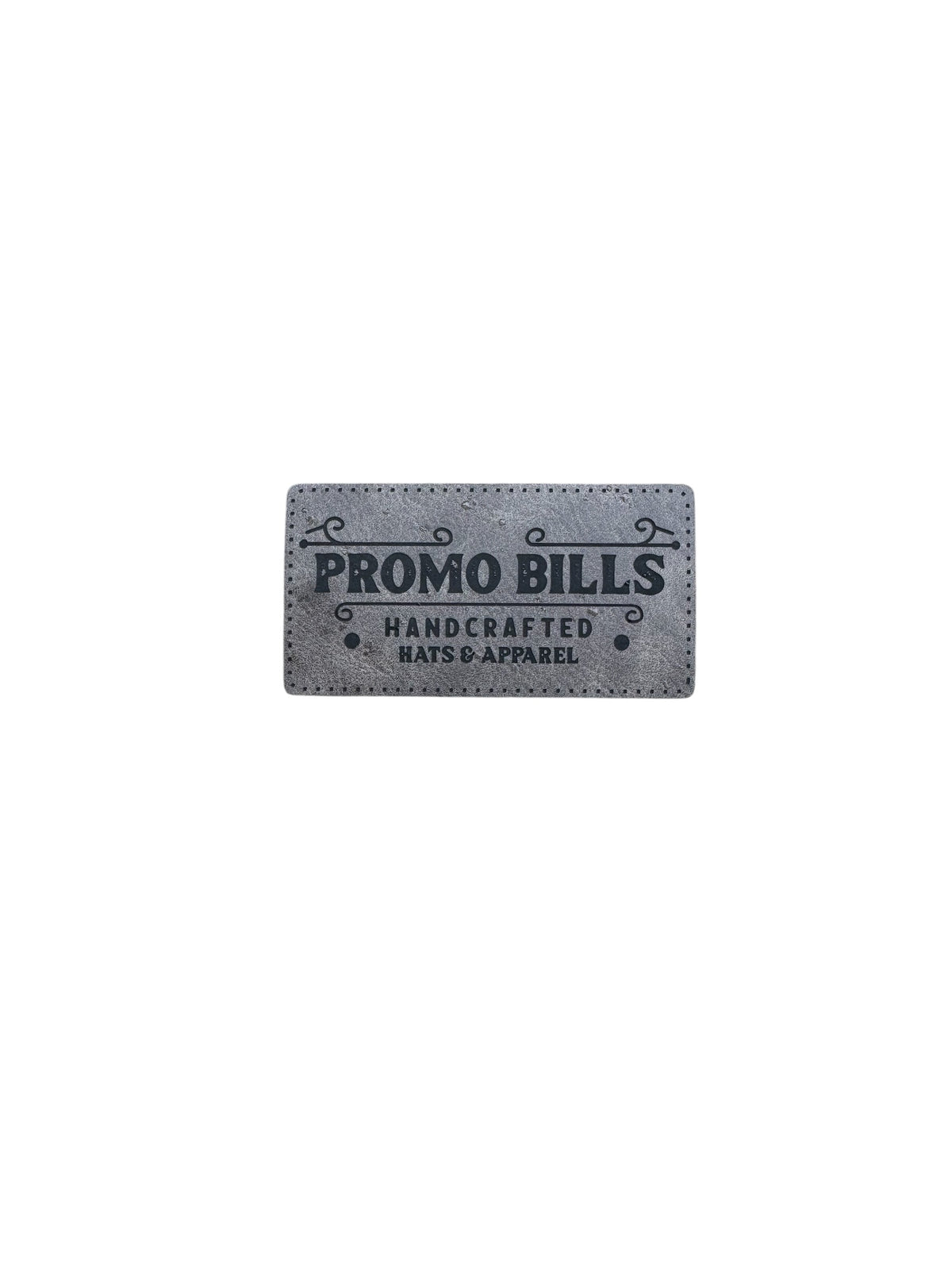 Dark Gray Premium Leatherette Patches