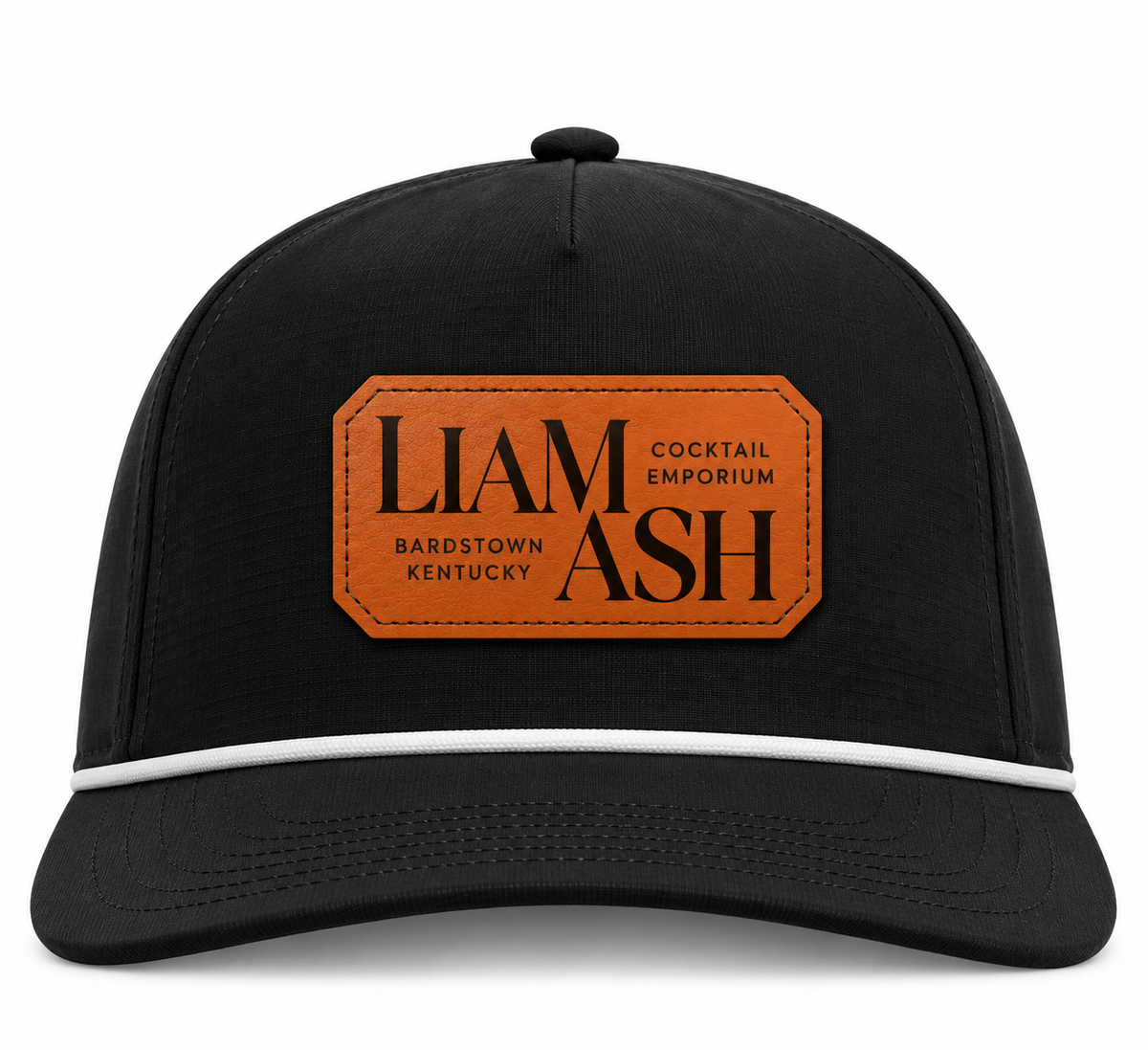 Liam Ash Classic Leather Patch Hat | Comfort Colors