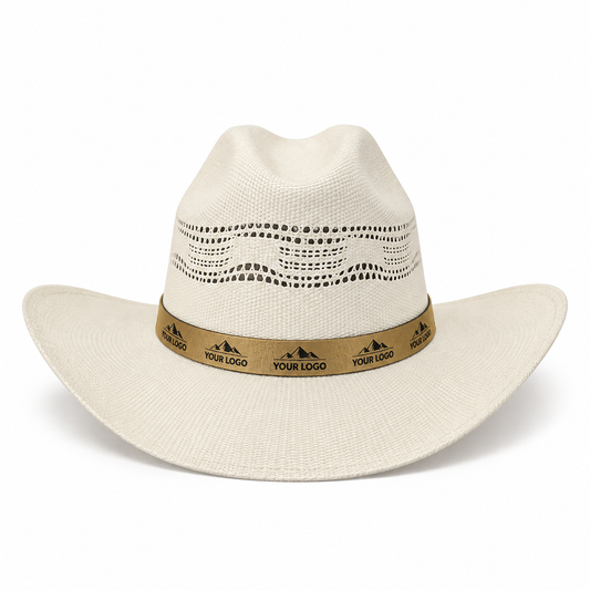The Rancher- Custom Cattleman Straw Hat