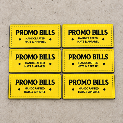 Neon Yellow Leatherette Patches