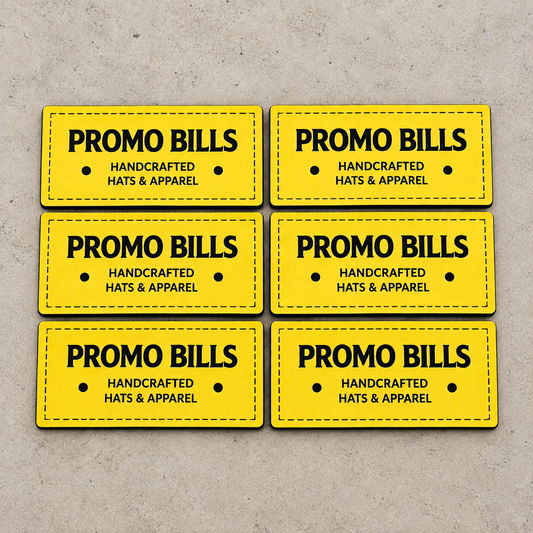 Neon Yellow Leatherette Patches