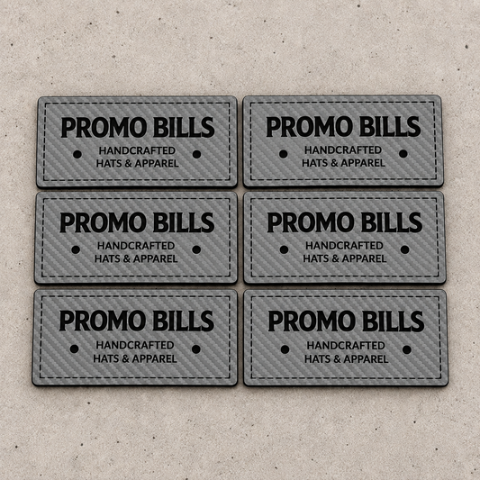 Carbon Gray Leatherette Patches