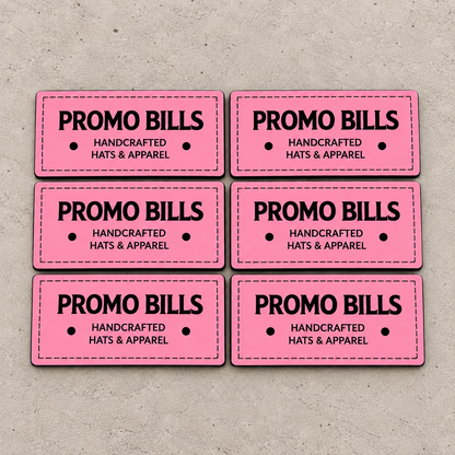 Pink Leatherette Patches