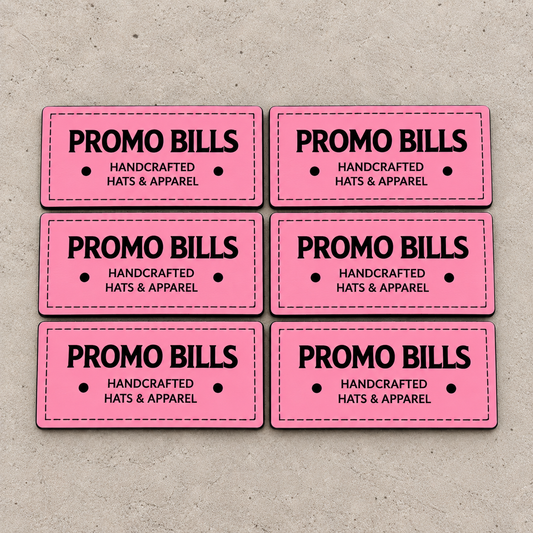 Pink Leatherette Patches