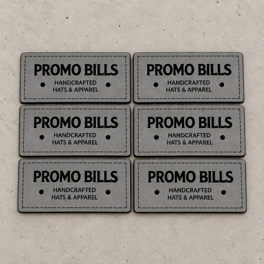 Gray Leatherette Patches