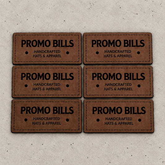 Dark Brown Leatherette Patches