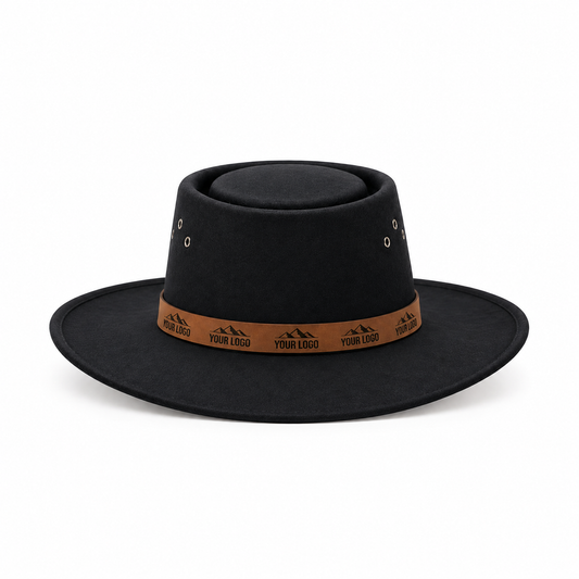 The Frontier- Gambler Style Western Hat