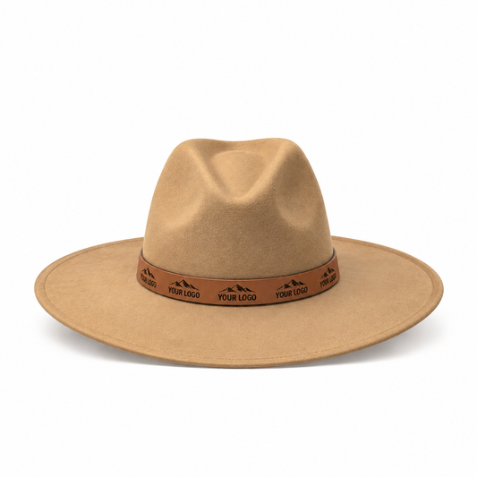 The Nomad- Pinch Front Flat Brim