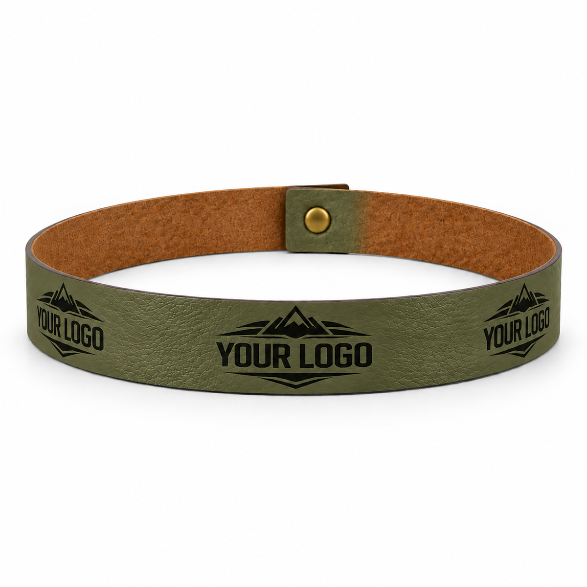 Olive Green Custom Cowboy Hat Band