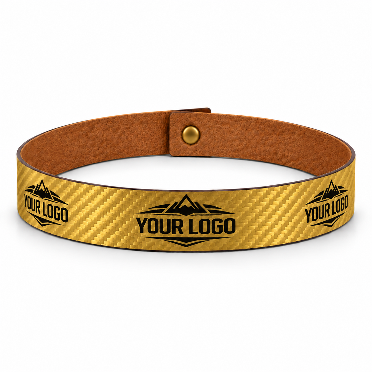 Carbon Gold Custom Cowboy Hat Band