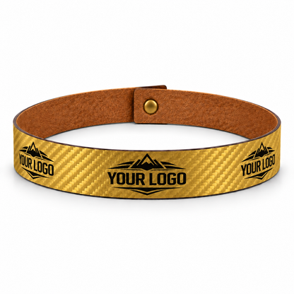 Carbon Gold Custom Cowboy Hat Band