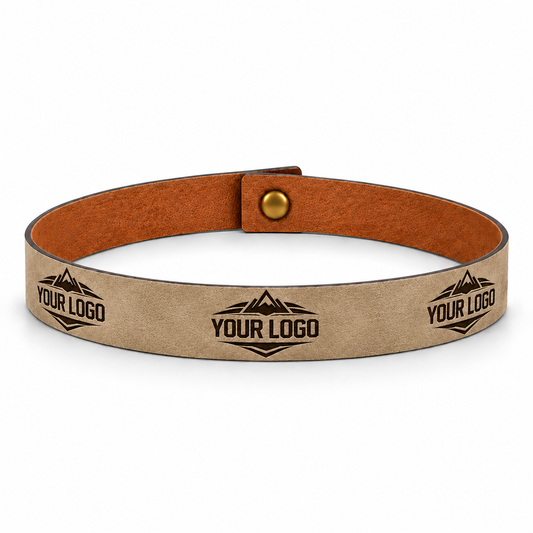 Light Tan Premium Custom Cowboy Hat Band