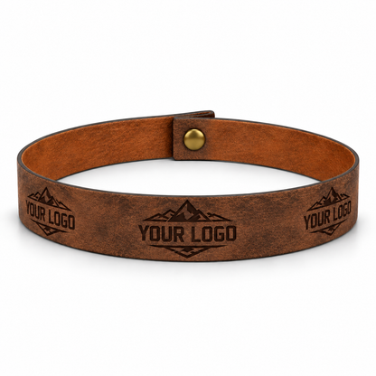 Dark Brown Premium Custom Cowboy Hat Band