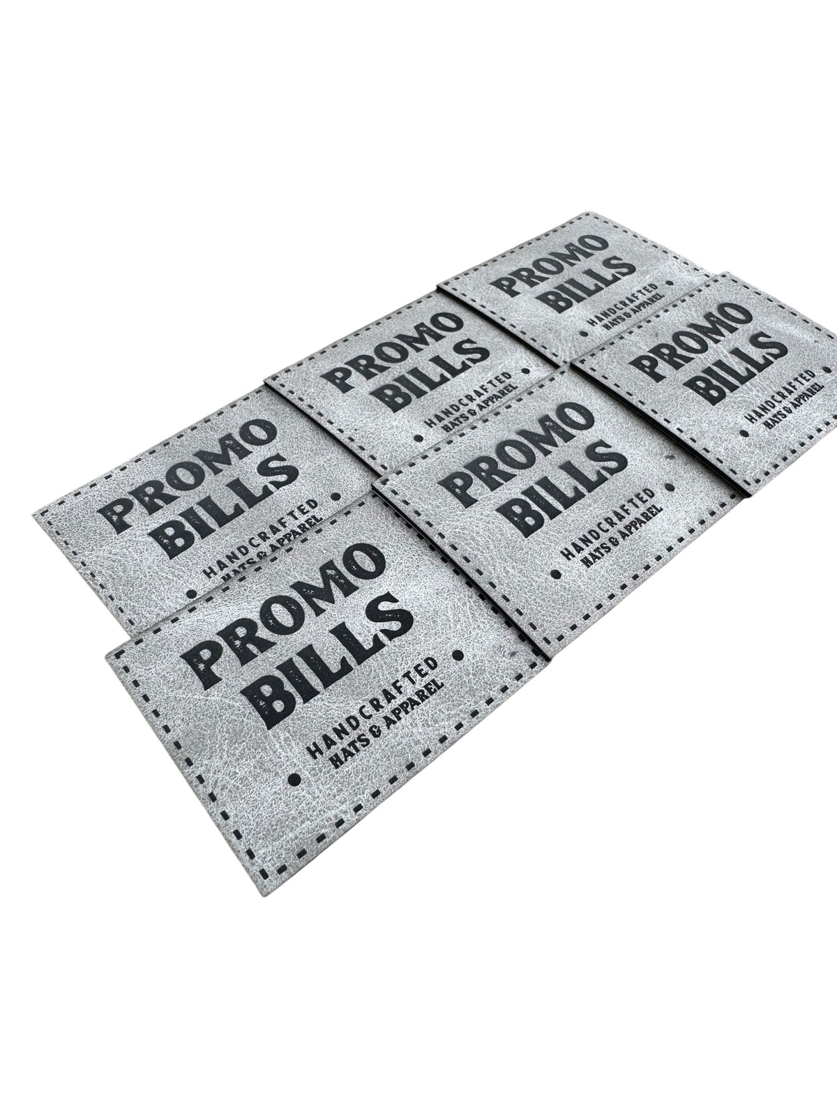 Gray Premium Leatherette Patches
