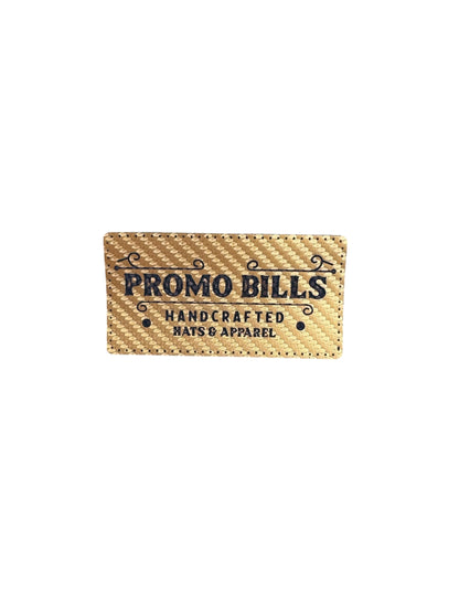 Carbon Gold Custom Leatherette Patch