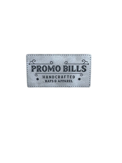 Gray Premium Leatherette Patches