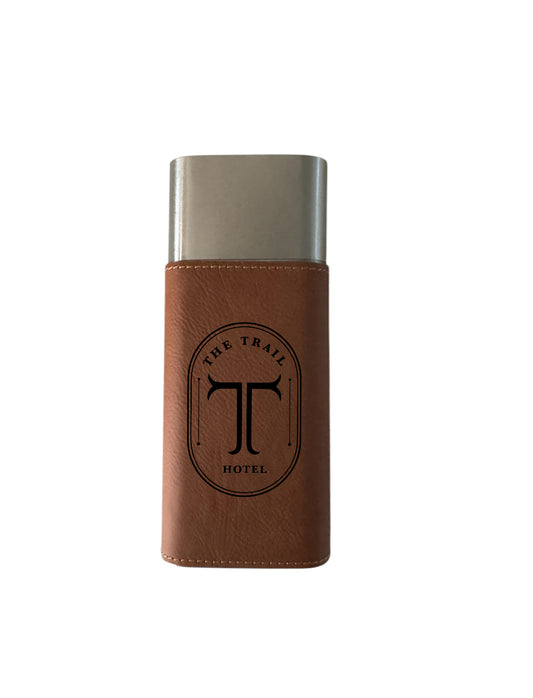 Leather Flask/Cigar Holder