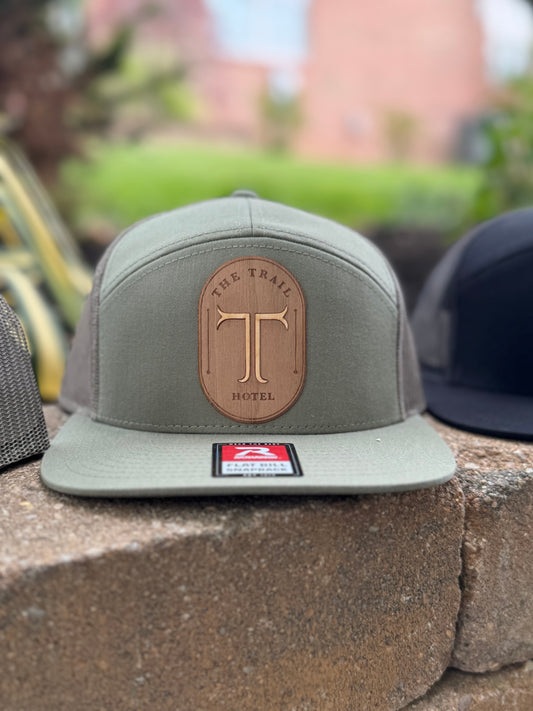 Trail Hotel 3D Wood Patch Hat