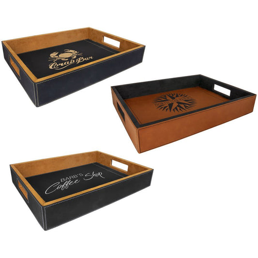 16x12 Leather Tray