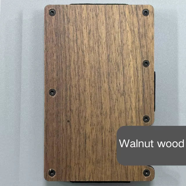 Lets Bourbon Wooden Wallet