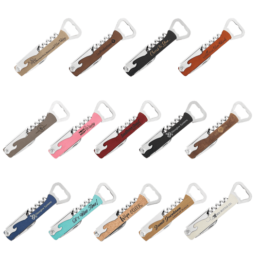 Leatherette Wine Opener