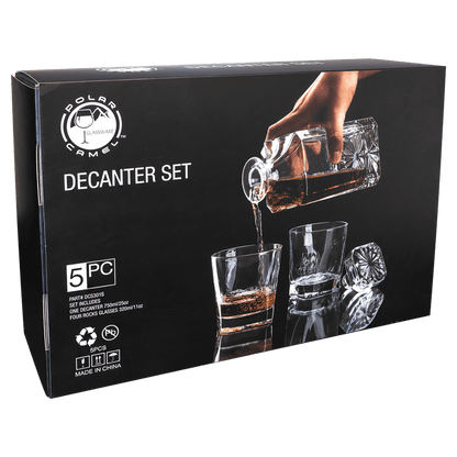 Custom 750ml Square Decanter Set image 2